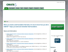 Tablet Screenshot of cmats.com